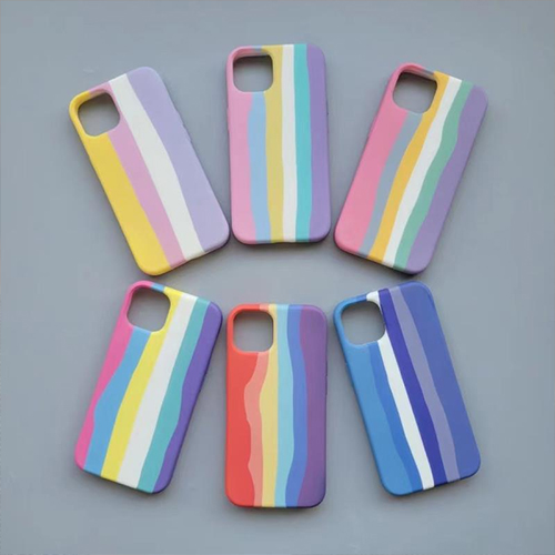 Silicone Arcus Pattern Phone Casus