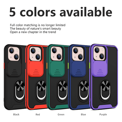 Slide Camera Cover Phone casu Ring Holder